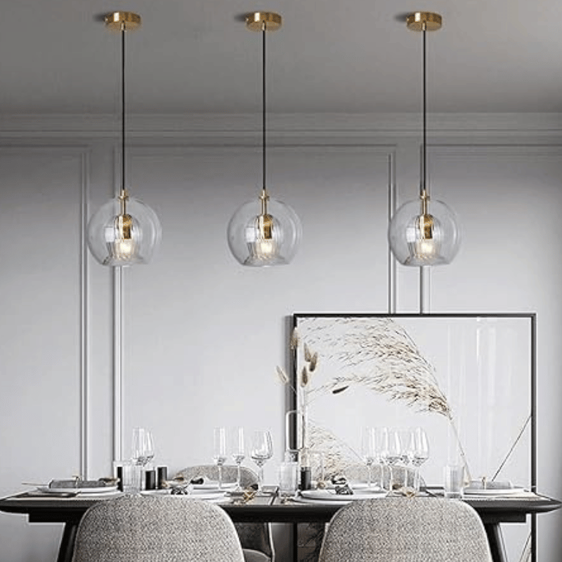 Modern Aluminium Glass Pendant Light – LumaLite