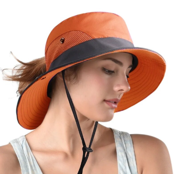Stylish Women's UV Protection Sun Hat with Wide Brim – Livia
