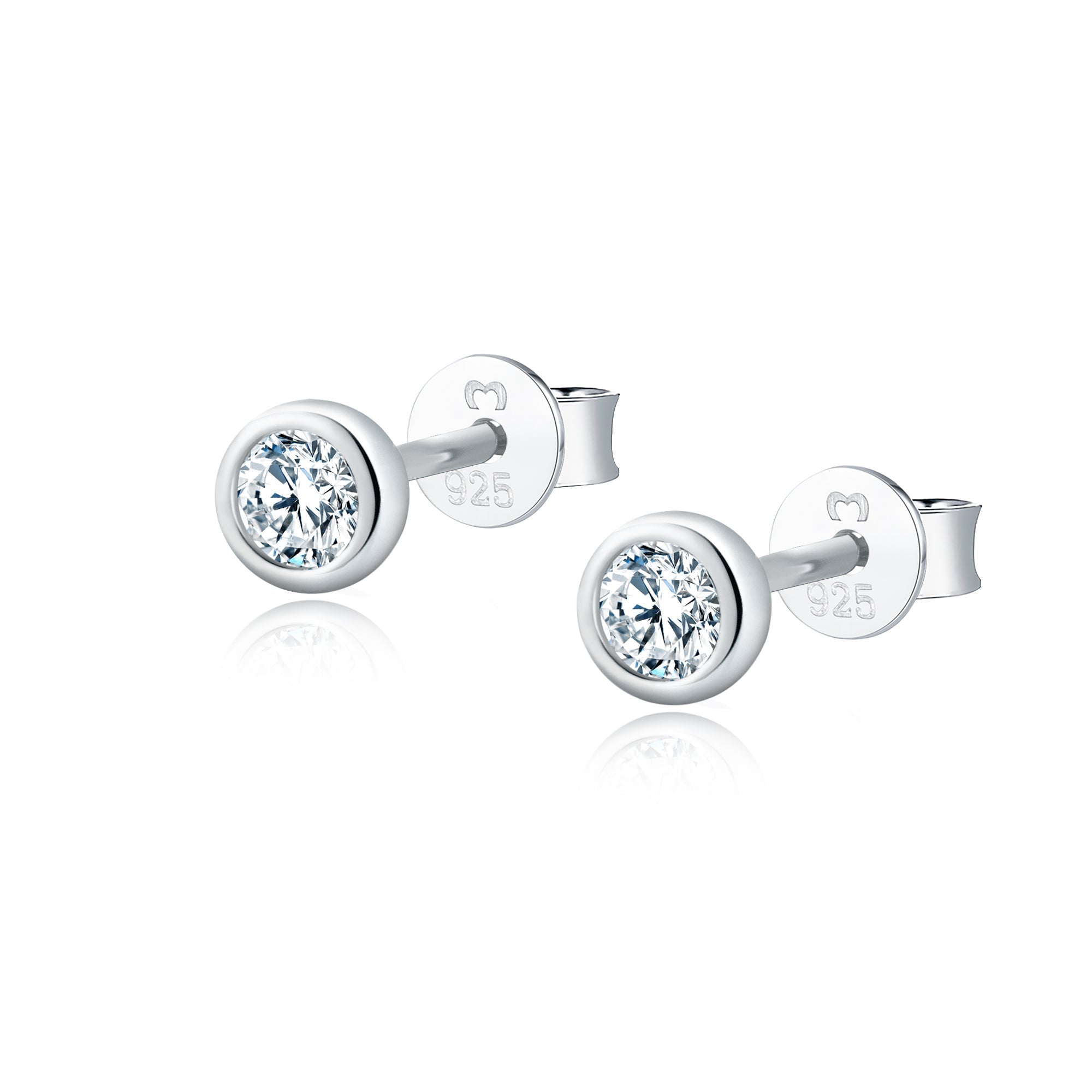 Compact Circle Earrings – Amira