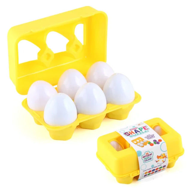 Shape Match Eggs – Educational Play Fun for Children