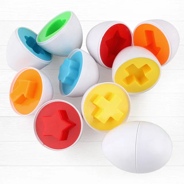 Shape Match Eggs – Educational Play Fun for Children