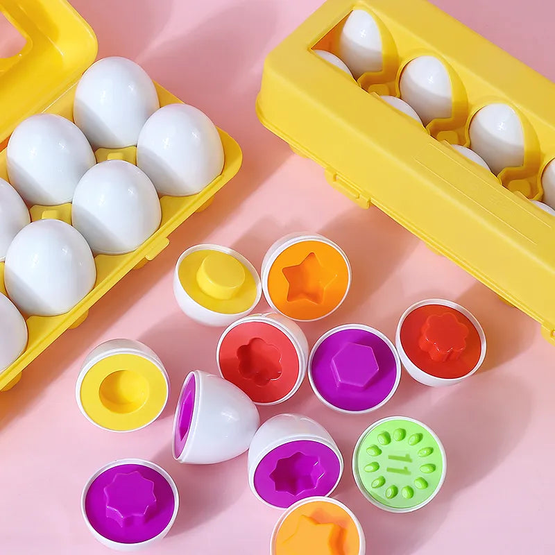 Shape Match Eggs – Educational Play Fun for Children