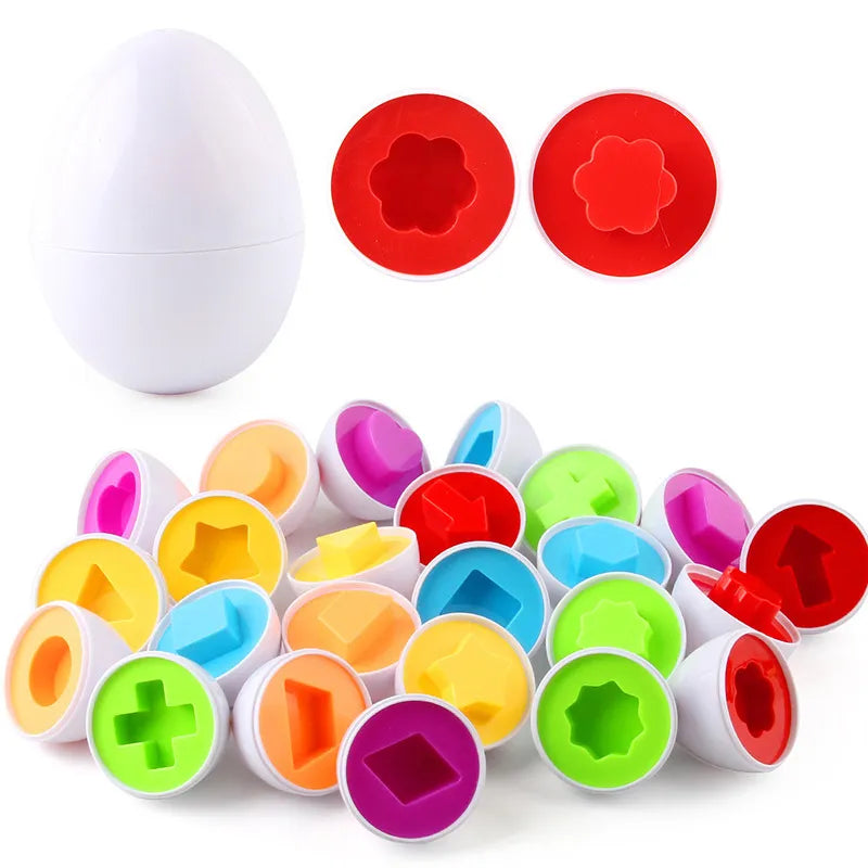 Shape Match Eggs – Educational Play Fun for Children