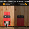PoultryGuard Luxe Automatic Door | Smart light-controlled door for safe and secure chicken