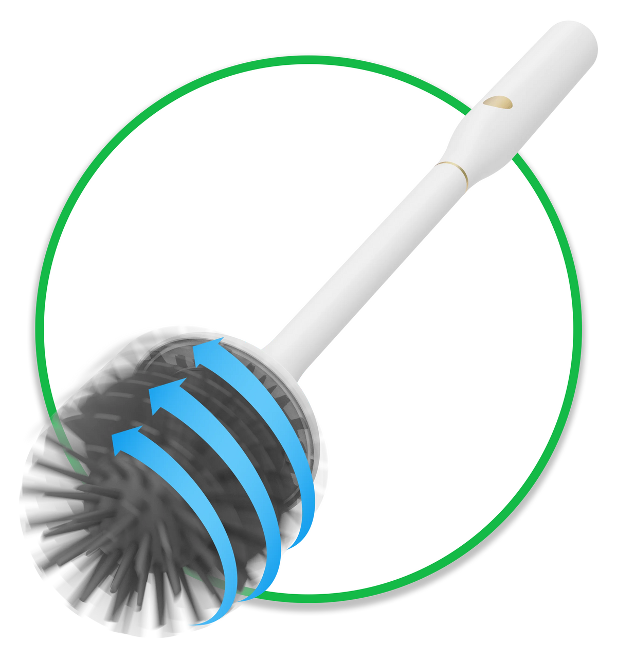 Electric UV Toilet Brush with Double Head – PureSpin