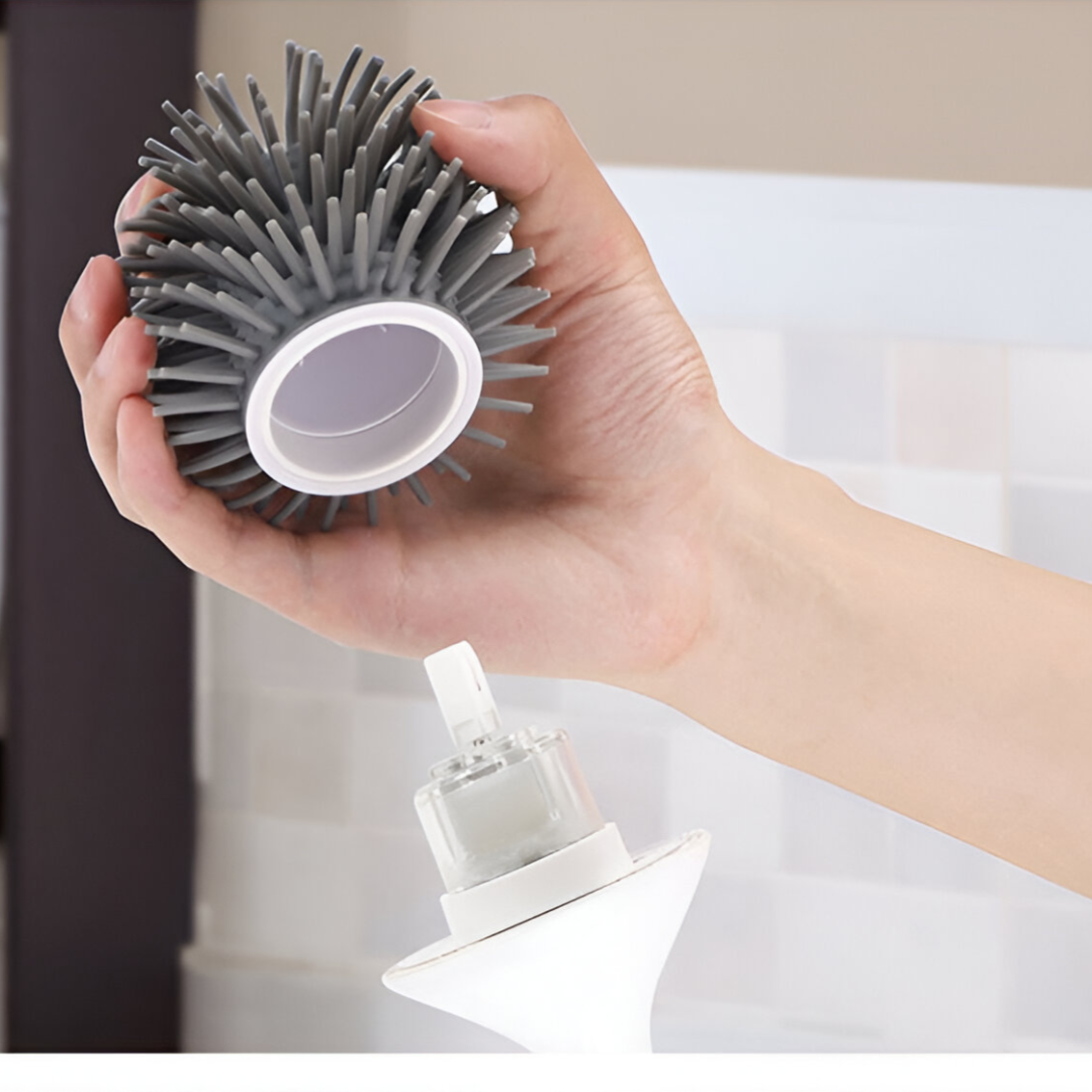 Electric UV Toilet Brush with Double Head – PureSpin