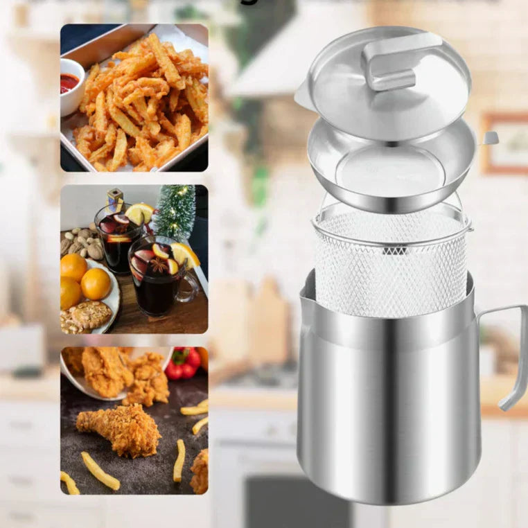 Compact Round Fryer – SnackMaster Pro
