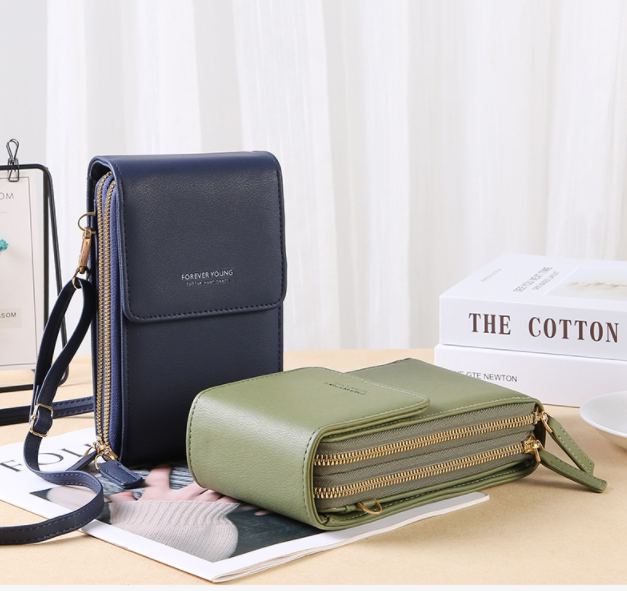 Touchscreen Phone Bag with Wallet Function – Compact Crossbody for Daily Use