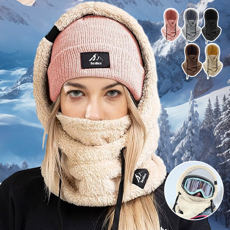 ArcticShield 3-in-1 Winter Hat – Warm, Windproof and Multifunctional