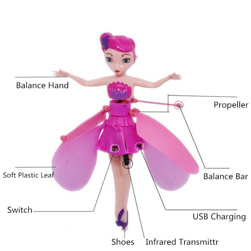 Floating Fairy Doll with Sensor Control – magically flies through the room