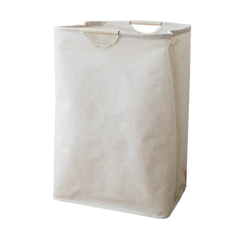 JapanStyle Cotton-Linen Laundry Basket