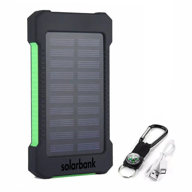 ChargeMaster Solar Powerbank | High-Capacity Portable Charger for Active Lifestyles
