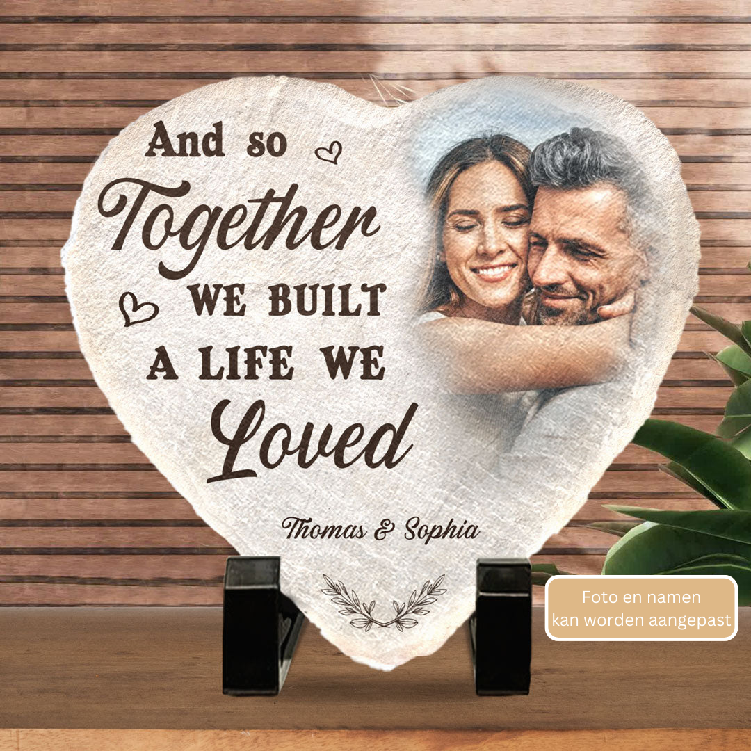 MemoryEtch Custom Slate Display | Stylish slate with vivid, waterproof engraving
