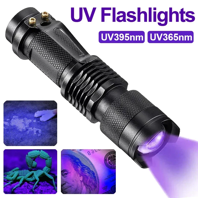 LED UV Torch - Ultraviolet Inspection Lamp for Pet Urine and Stain Detection