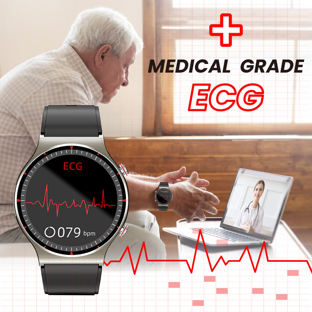 Sandsberg CFDA EKG Blood Oxygen Heart Rate Health Monitoring Smart Watch