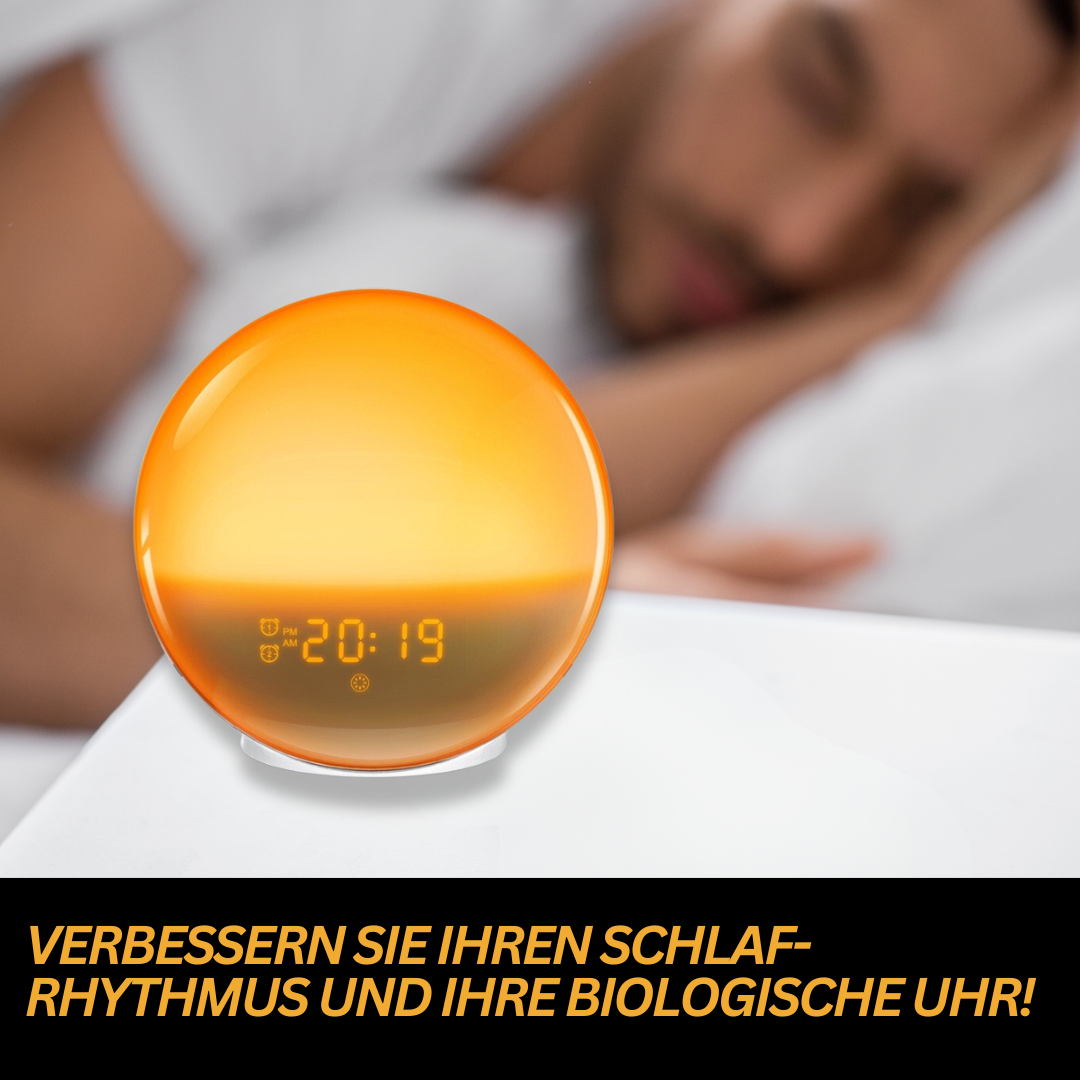 Natural Wake-Up Light Radio Alarm Clock - GlowRise