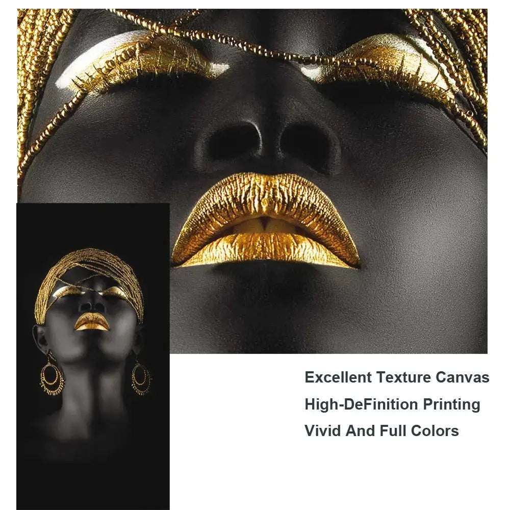 Golden Grace - Elegant Canvas Wall Art for a Luxurious Interior