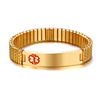 LifeSafe Medical Alert Bracelet | Customizable stainless steel ID bracelet for safety and style