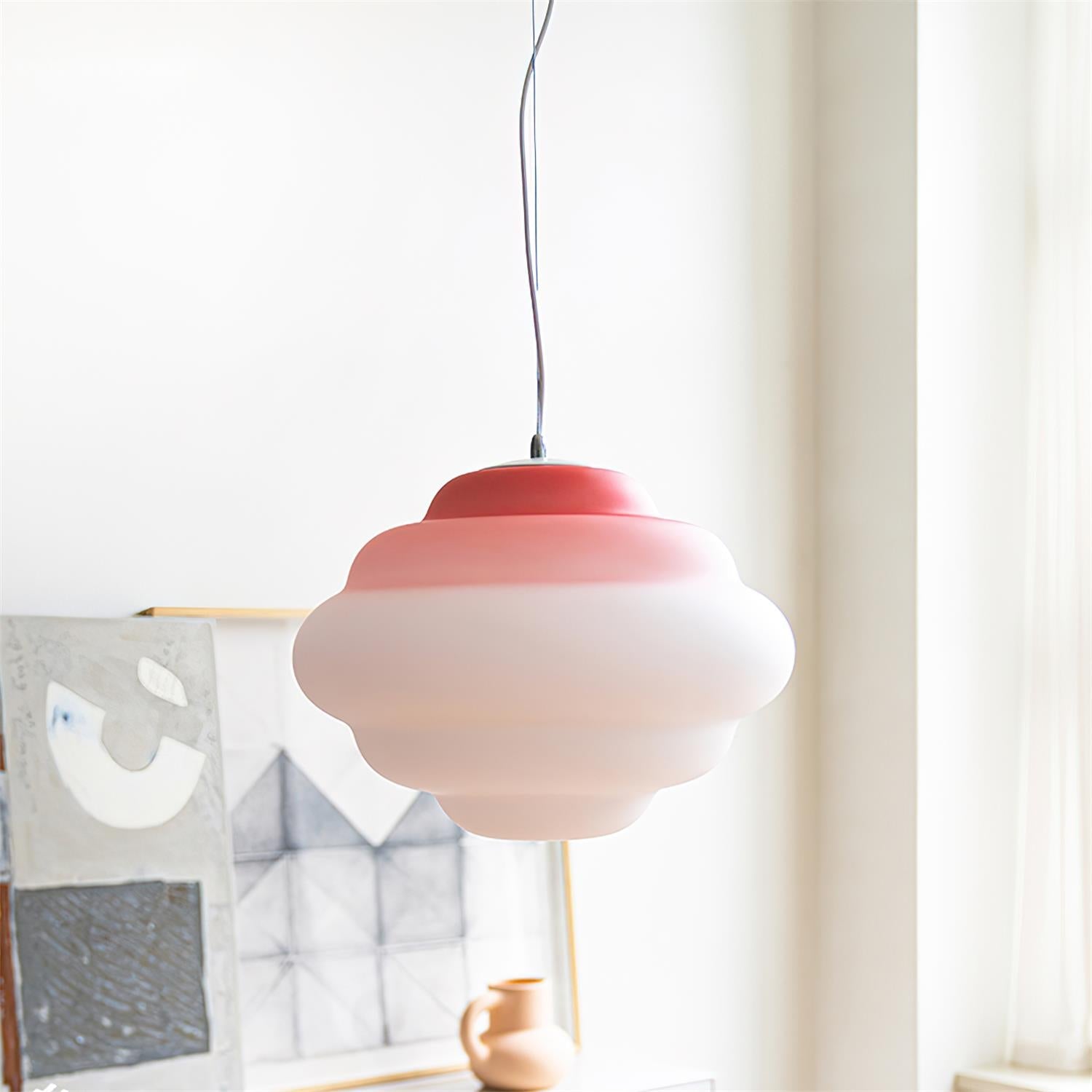 Pendant Light with Gradient and Soft Light Distribution - Aérola