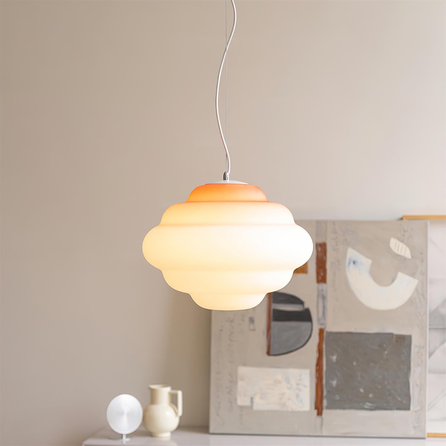 Pendant Light with Gradient and Soft Light Distribution - Aérola