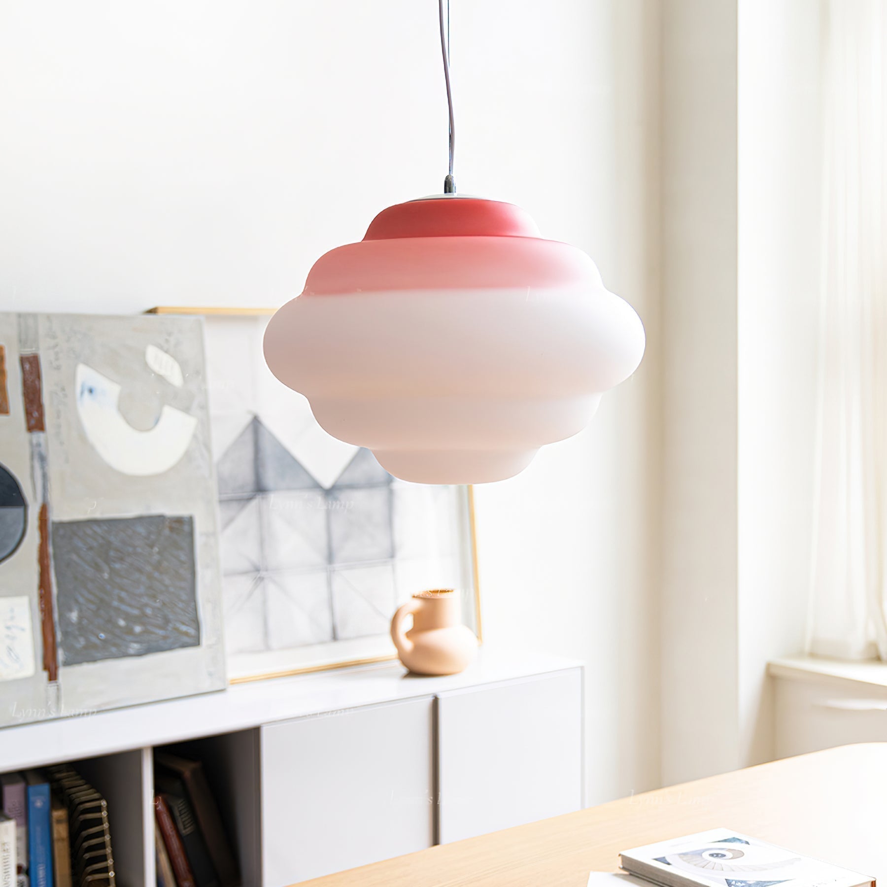 Pendant Light with Gradient and Soft Light Distribution - Aérola