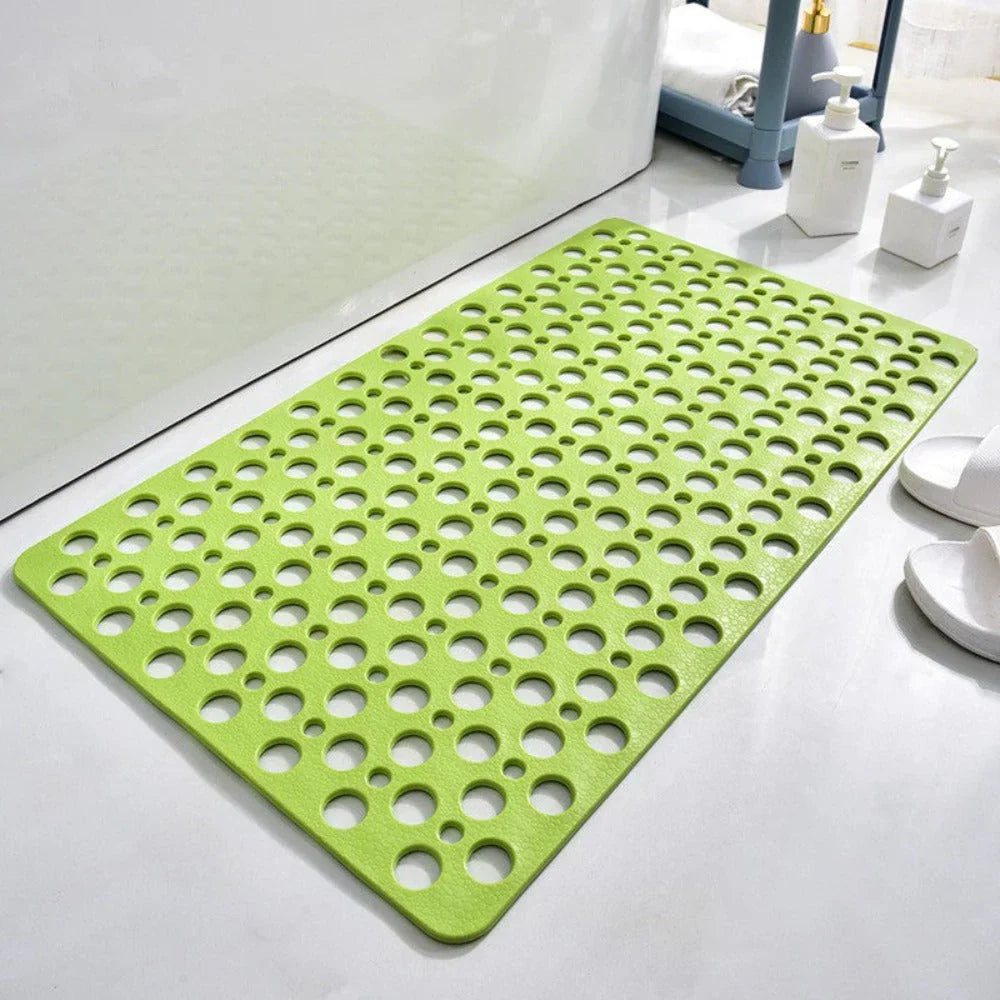 Anti-slip Shower Mat – Mould-resistant Bath Mat with Suction Cups & Quick-drying Holes