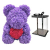 VivaBloom Romantic Rose Bear | Elegant handmade everlasting rose bear for love-filled moments