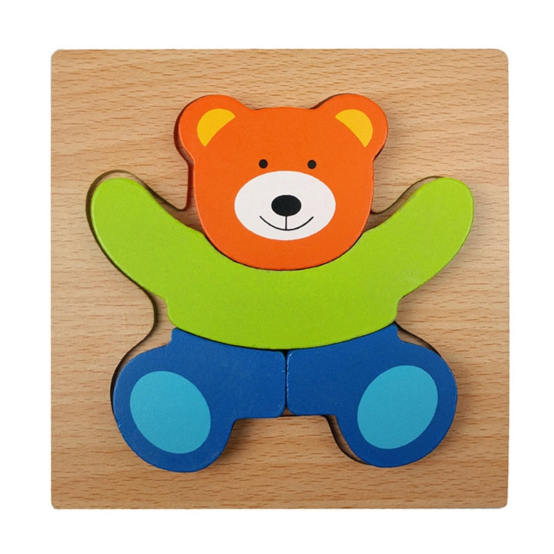Montessori Wooden Learning Puzzle – ColourJoy (Buy 1 Get 1 Free)