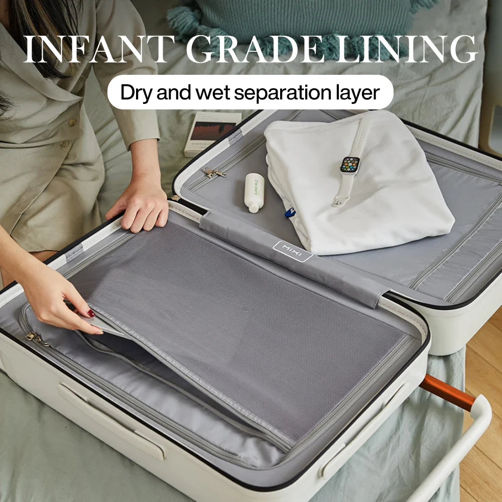 Hard Shell Suitcase with Wide Handle – Oslo Metropolitan