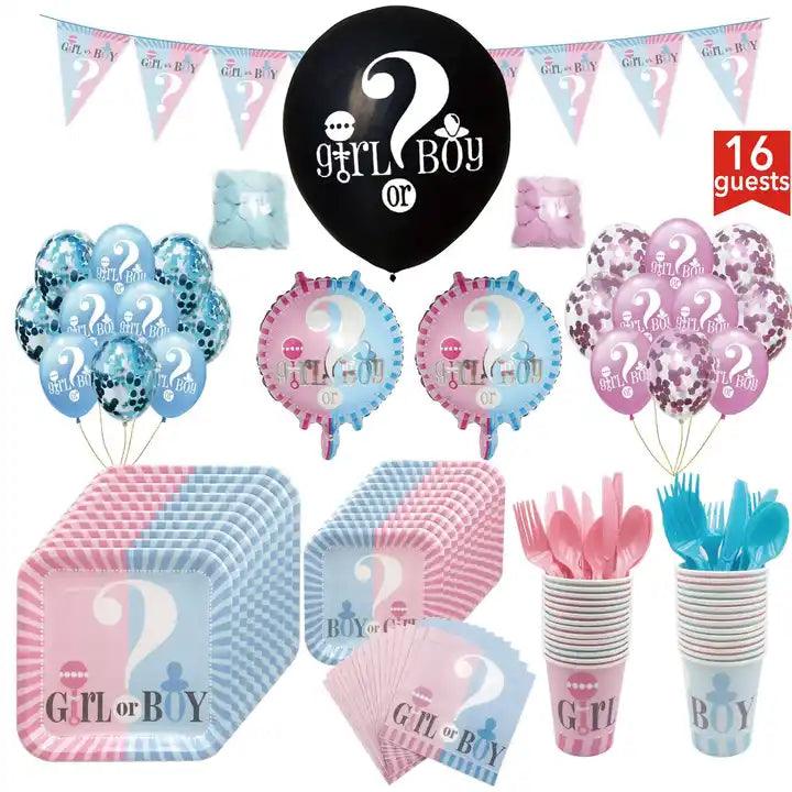 Joyful Gender Reveal Set - For a Festive Announcement