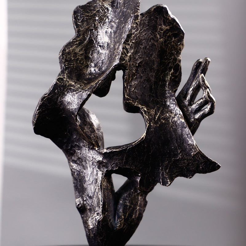 Embracing Figures Sculpture - Modern Art for Home