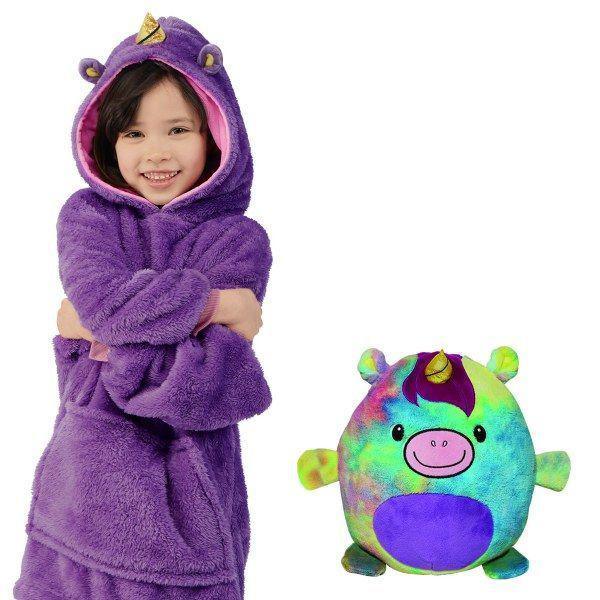Children's Hoodie with Plush Toy Function – Momo
