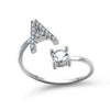 RegaliaEngrave Signature Ring | Elegant gold-plated adjustable memory jewelry