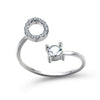 RegaliaEngrave Signature Ring | Elegant gold-plated adjustable memory jewelry