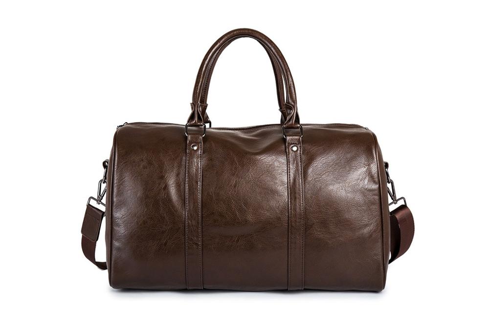 Leather Men's Duffle Bag - Robust & Stylish - Ideal for Travel