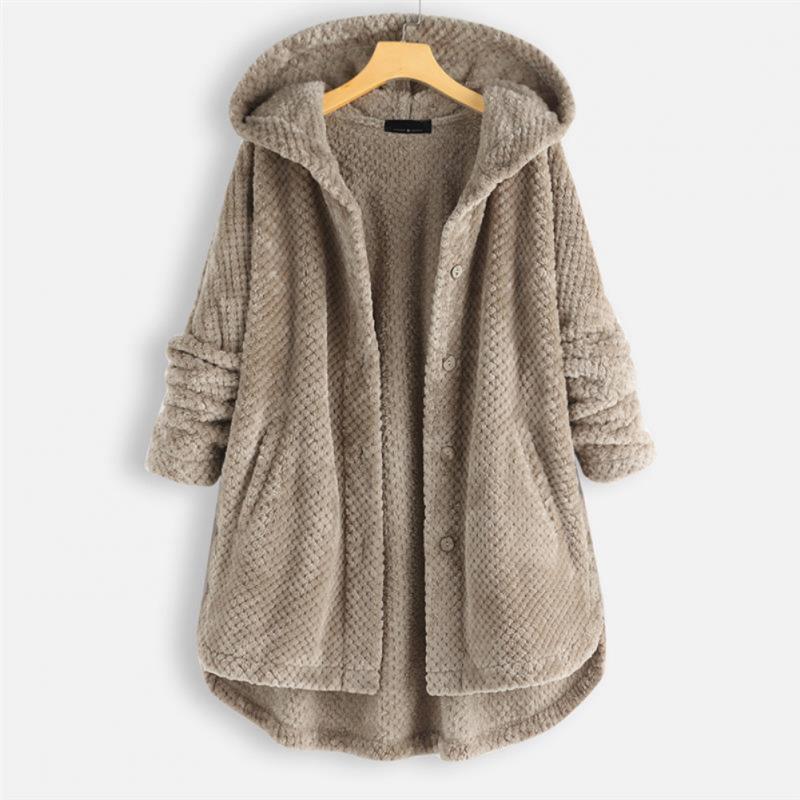 StyleCrest Premium Fleece Jacket | Reversible Hooded Coat with Flattering Fit and All-Season Comfort