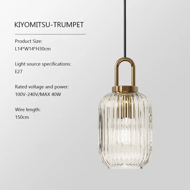 VeraGlow Japanese Pendant Light | Chic Nordic glass hanging lamp for warm and ambient lighting