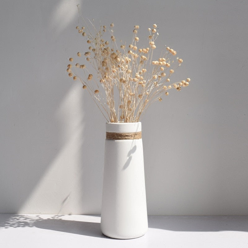 Natural Jute Vase - Stylish Decoration for Home