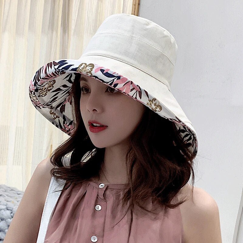 Ladies' Wide Brim Sun Hat – Emilia