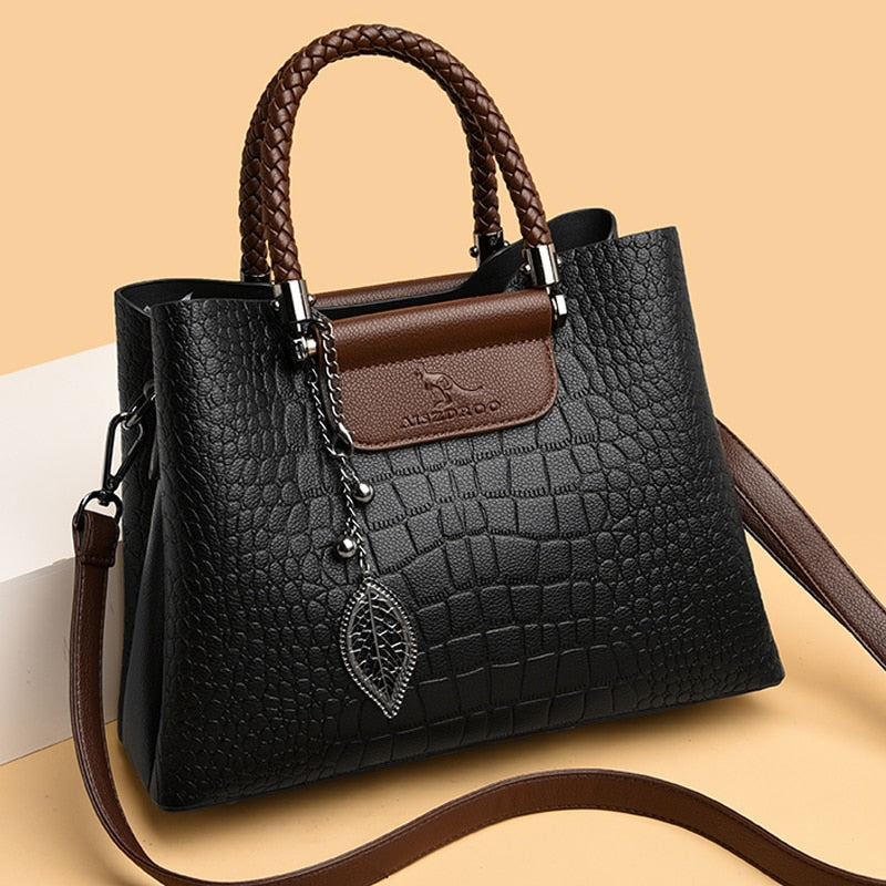 Luxurious Women's Leather Handbag – Amara