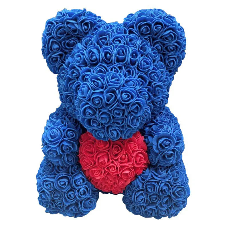 VivaBloom Romantic Rose Bear | Elegant handmade everlasting rose bear for love-filled moments