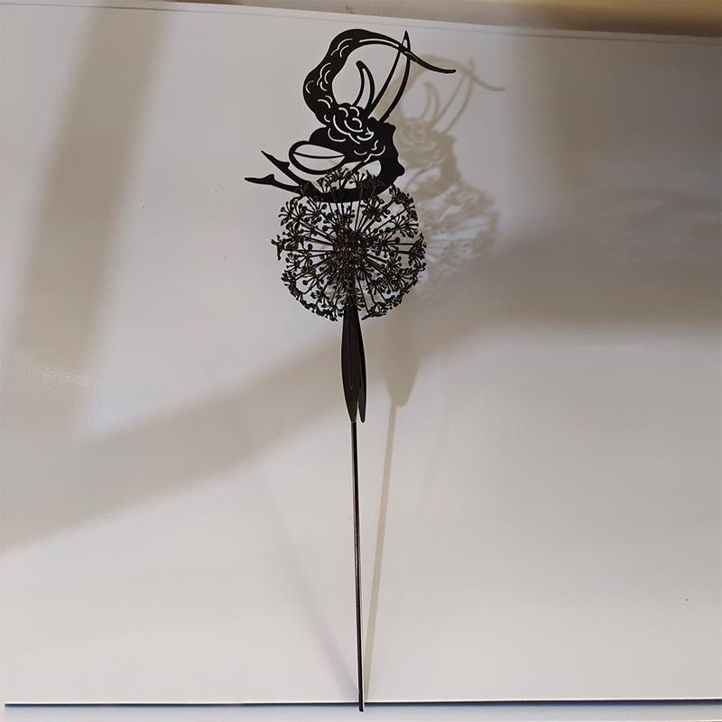 Fairies and Dandelions Dancing Together Sculpture for Outdoor Garden