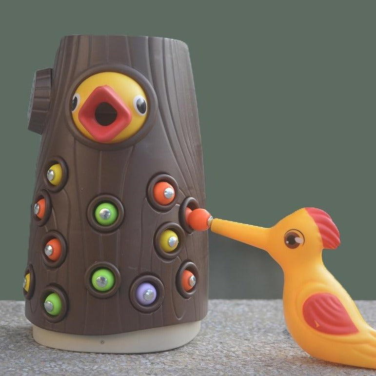 Interactive Wooden Game – Peckaroo