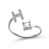 RegaliaEngrave Signature Ring | Elegant gold-plated adjustable memory jewelry