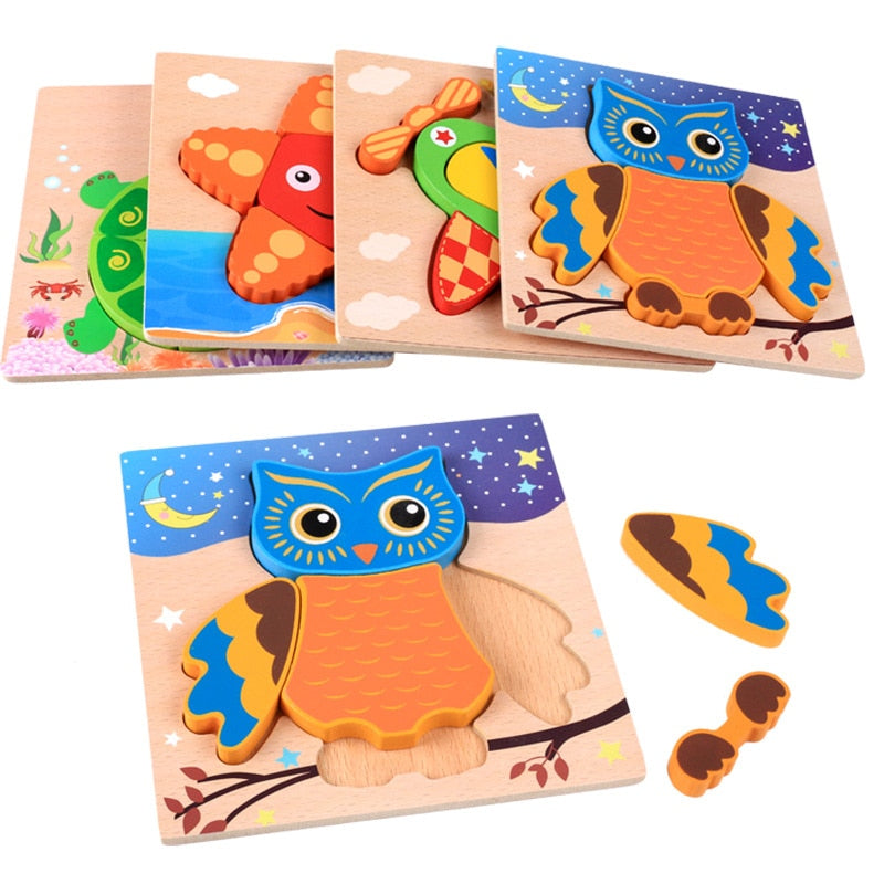 Montessori Wooden Learning Puzzle – ColourJoy (Buy 1 Get 1 Free)
