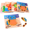 Montessori Wooden Learning Puzzle – ColourJoy (Buy 1 Get 1 Free)