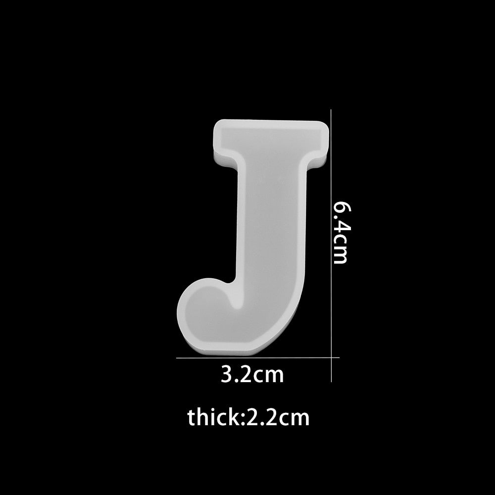 3D Silicone Mould for Casting Chocolate Letters – Baking Fun (Buy 1 Get 1 Free)