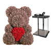 VivaBloom Romantic Rose Bear | Elegant handmade everlasting rose bear for love-filled moments