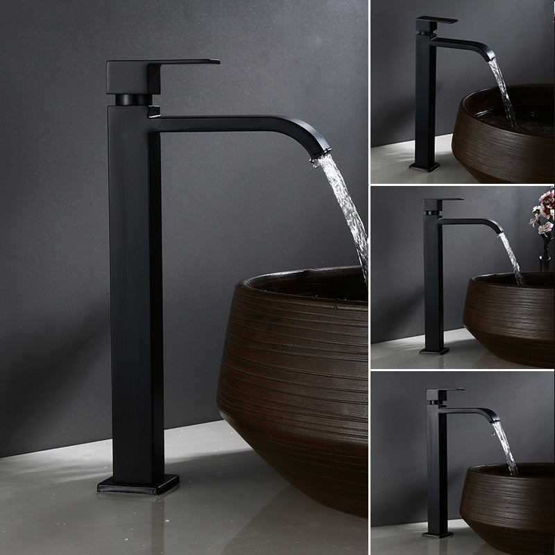 Matte Black Cold Water Basin Mixer – Noira