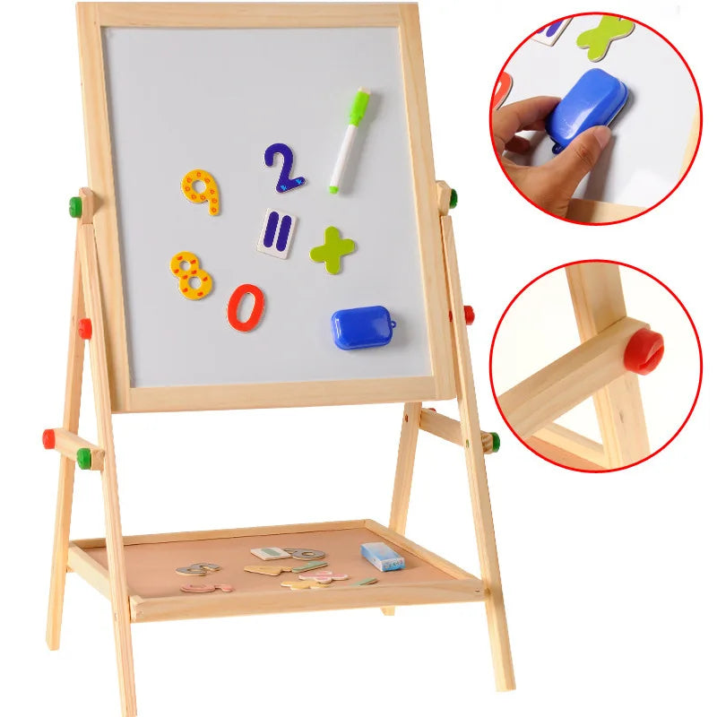 ArtMaster Double-Sided Art Easel - Educational Adventures for Little Artists